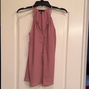 Elegant Pink Sleeveless Top